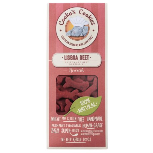 Cooka's Barkissini Lisboa Beet cékla és quinoa vegán jutalomfalat 100g
