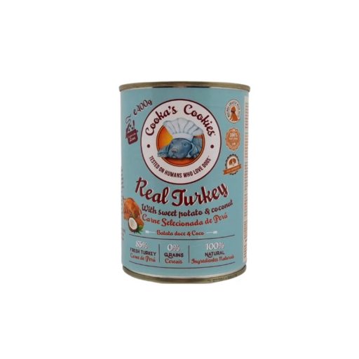 Cooka's Real Turkey pulykás nedvestáp 400g