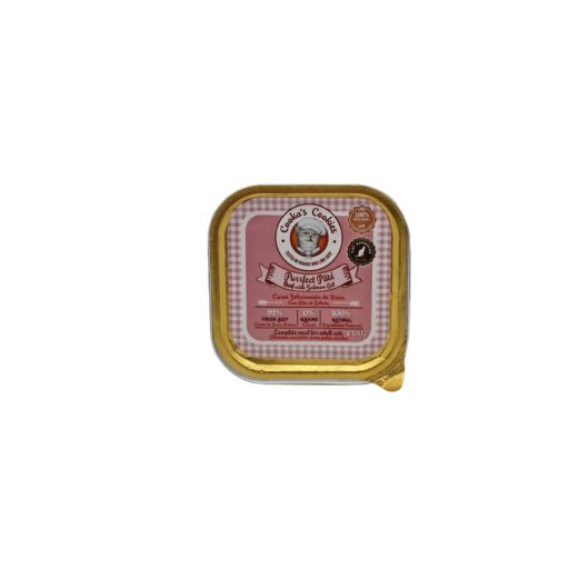 Cooka's marhás nedvestáp macskáknak lazacolajjal 100g