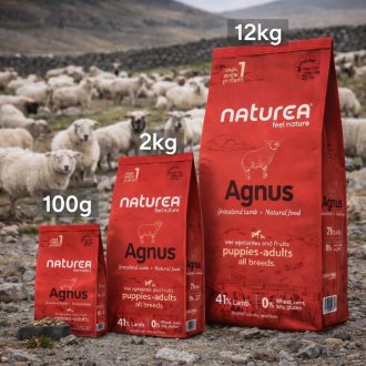   Naturea Naturals Agnus Grassland Lamb Gabonamentes Hipoallergén Bárányos Száraztáp 2 kg