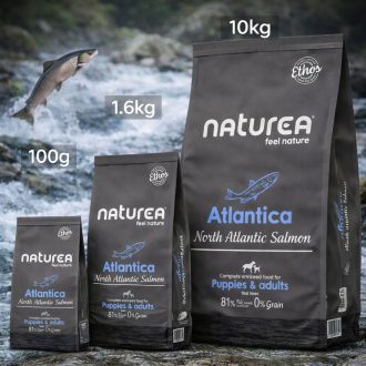   Naturea Ethos North Atlantica Lazacos Hipoallergén Kutyatáp 1,6 kg