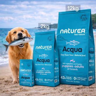   Naturea Naturals Acqua Deep Ocean Gabonamentes Tonhalas Száraztáp 2kg