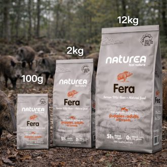   Naturea Naturals Fera Vaddisznóhús kutyatáp kóstolócsomag - 100gr