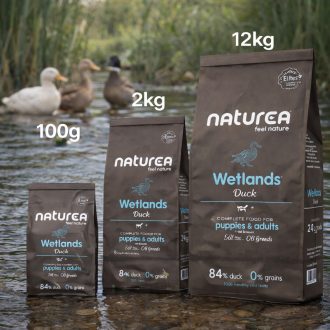   Naturea Ethos Wetlands Duck Hipoallergén Gabonamentes Kacsás Kutyatáp 100g