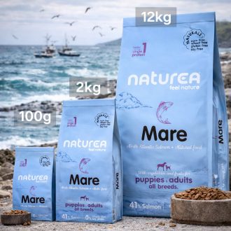 Naturea Naturals Mare Hipoallergén Lazacos Kutyatáp 2kg