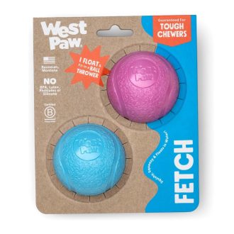 West Paw Boundr Üreges Labda Kutyáknak Pink-kék S-M 2db