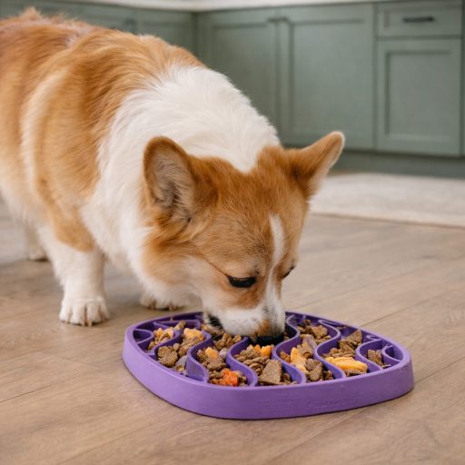 West Paw Feast Mat 2in1 Slow Feeder és Lick Mat Kutyáknak LIMITED EDITION Waves Levander