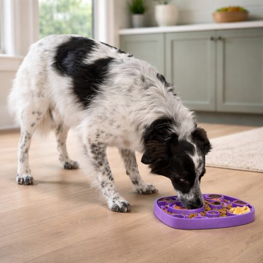 West Paw Feast Mat 2in1 Slow Feeder és Lick Mat Kutyáknak LIMITED EDITION Bubble Levander