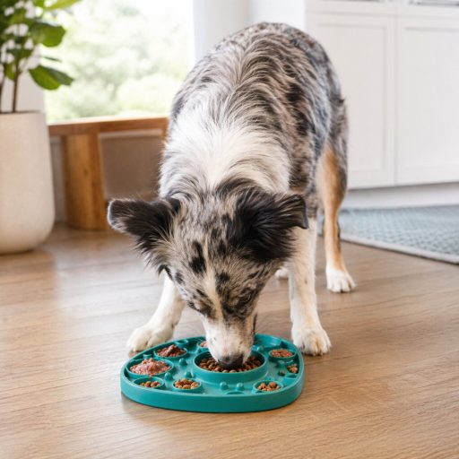 West Paw Feast Mat 2in1 Slow Feeder és Lick Mat Kutyáknak Bubble Kelp