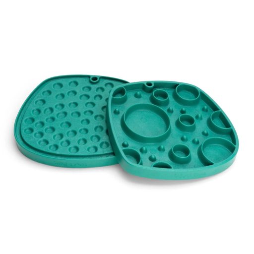 West Paw Feast Mat 2in1 Slow Feeder és Lick Mat Kutyáknak Bubble Kelp