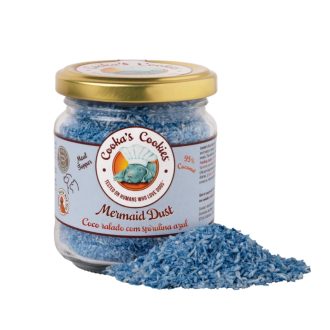   Cooka's Mermaid Dust – kék varázspor kutyáknak kókuszból és spirulinából - 65g