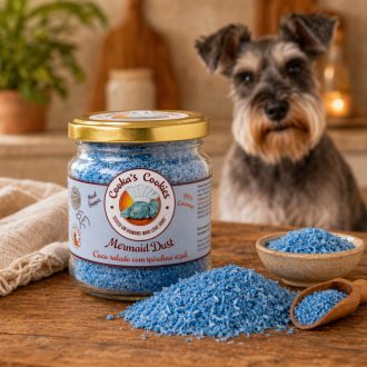   Cooka's Mermaid Dust – kék varázspor kutyáknak kókuszból és spirulinából - 65g