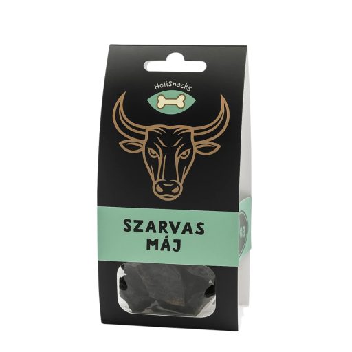 HoliSnacks Szárított Szarvas Máj – 100% Természetes Jutalomfalat 80g